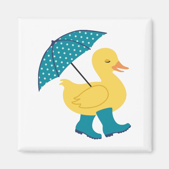 Rain Duck Magnet (Vorne)