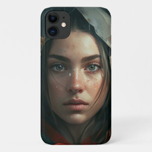 Rain hood girl Case-Mate iPhone hülle