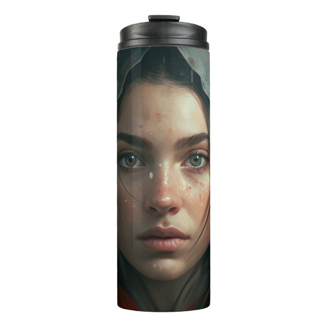 Rain hood girl thermosbecher (Vorderseite)