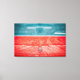 Rain-Kissed Emblem Leinwanddruck