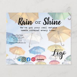 Rain Kunden Referenzen reales Anwesen Marketing ve Flyer