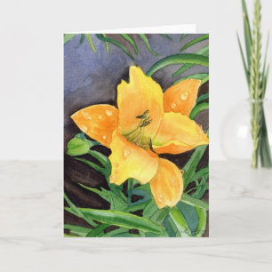 Rain Lily, Grußkarte Karte