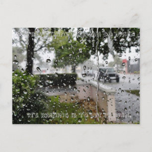 Rain Postcard Postkarte