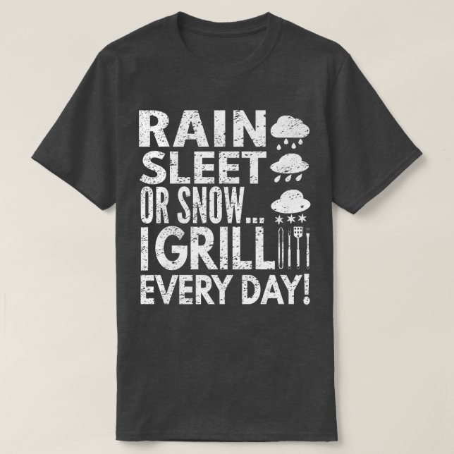 Rain Sleet Or Snow T-Shirt (Design vorne)
