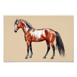 Rain Spirit - Pferd, stehend - Poster, Fotodruck