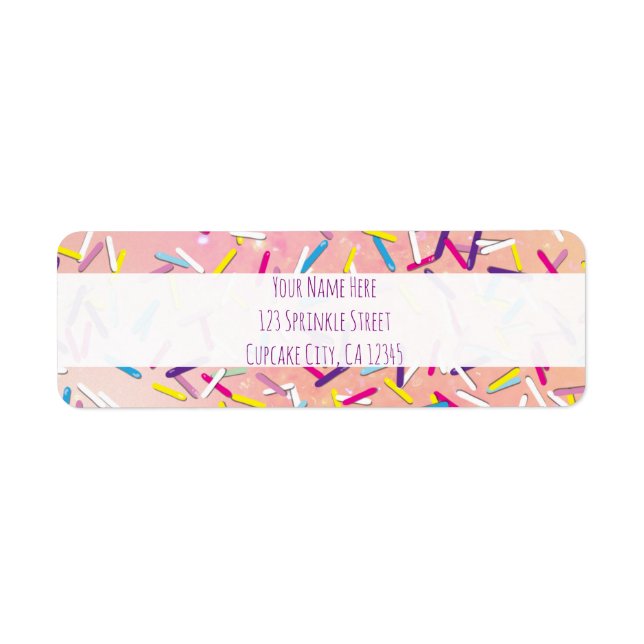 Rain Sprinkles Candy Land Süßigkeiten Party (Vorne)