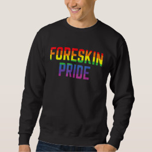 Rainbo-Gay Pride-Parade für den Vorhautpriester Sweatshirt