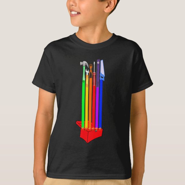 Rainbo Werkzeugkasten T-Shirt (Vorderseite)