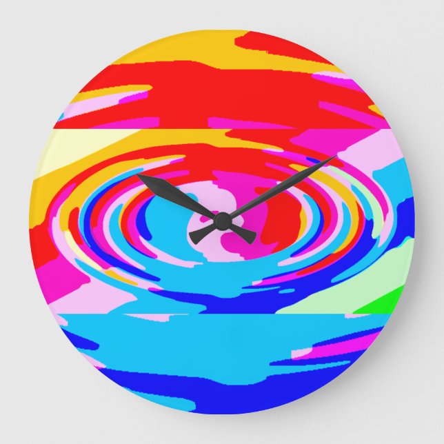 RAINBOLZEIT GROßE WANDUHR (Vorderseite)