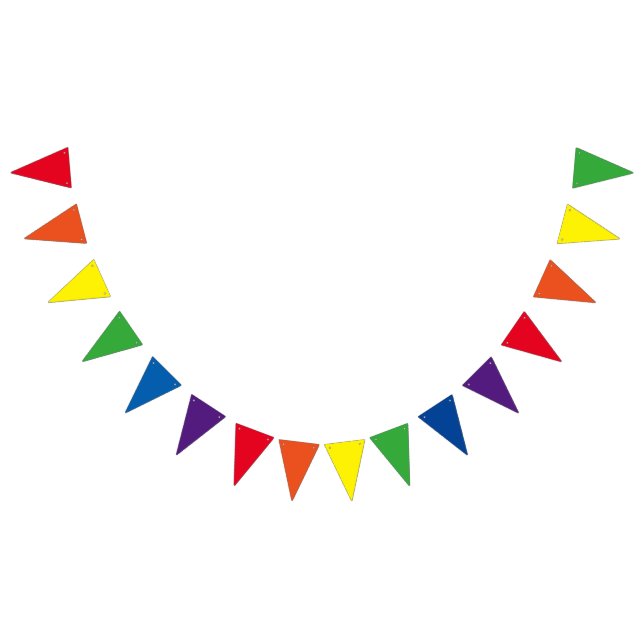 RAINBOUR Farben + Ihre Ideen Wimpelkette (Alle)