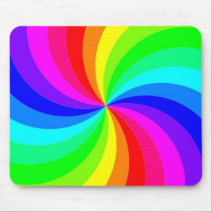 RAINBOUR SPIRAL MOUSEPAD