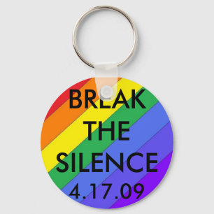 rainbow2, BREAKTHESILENCE, 4.17.09 Schlüsselanhänger