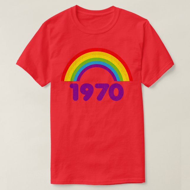 Rainbow 1970 T-Shirt (Design vorne)