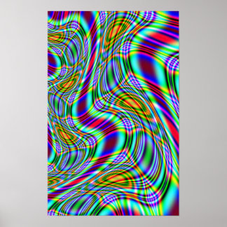 Rainbow ( #2 ) Fraktal Poster