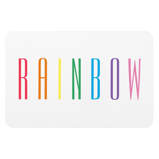 RAINBOW 4x6 Flexible Magnet (Horizontal)