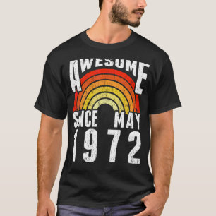 Rainbow 50. Geburtstag Phantastisch Seit Mai 1972  T-Shirt