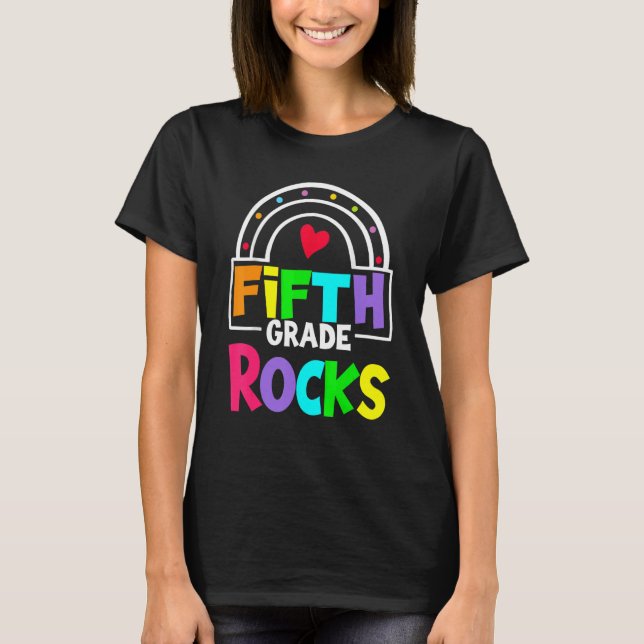 Rainbow 5. Klasse bis zur Schule T-Shirt (Vorderseite)