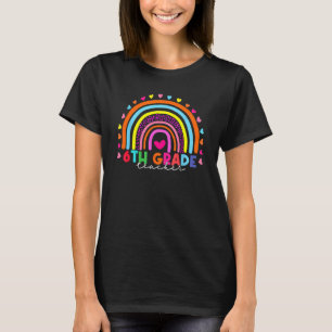 Rainbow 6. Klasse Lehrer zurück T-Shirt