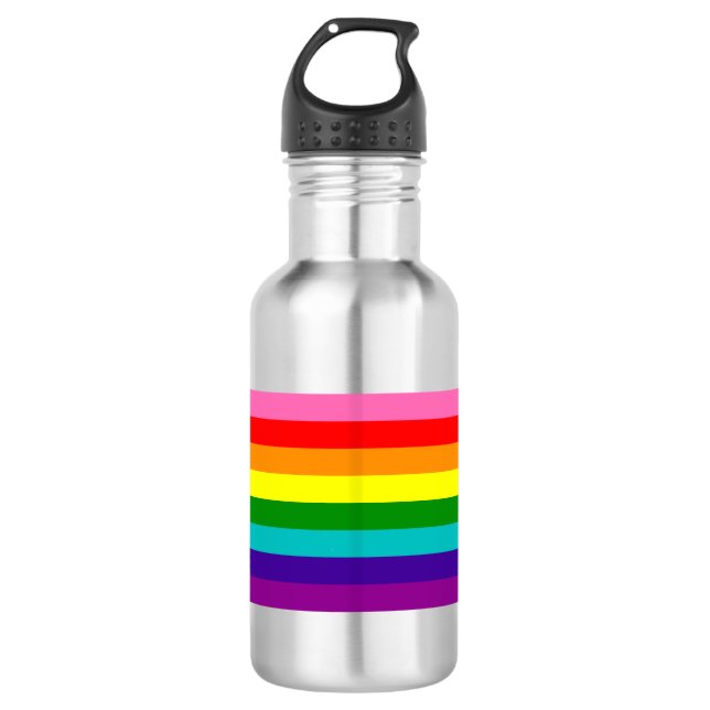 Rainbow 8 Prix Edelstahlflasche (Vorderseite)