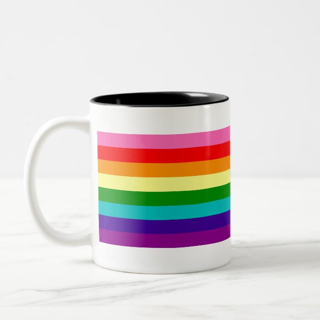 Rainbow 8 Prix Zweifarbige Tasse (Links)