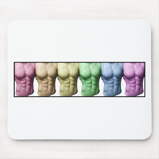 Rainbow Abs Mousepad (Vorne)