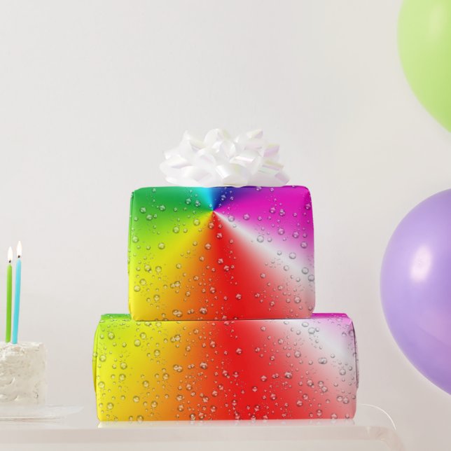 Rainbow-Abstrakt Geschenkpapier (Partygeschenke)