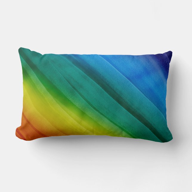 Rainbow Accent Schlafzimmer oder Wohnzimmer Kissen (Vorderseite)