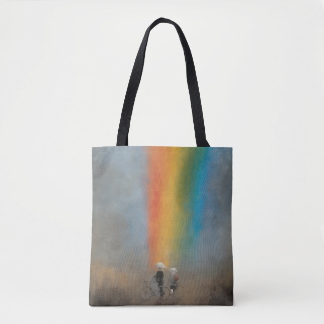 Rainbow Adventure Tote Bag (Vorderseite)