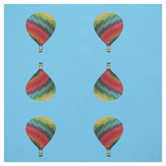 Rainbow Air Ballon Stoff (Muster)