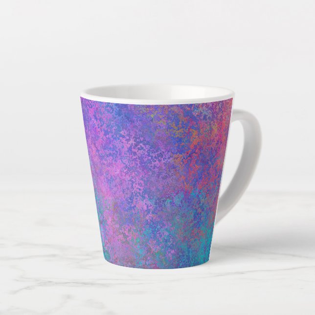 Rainbow Alcohol Tinte, hell Abstrakt Milchtasse (Rechte Ecke)