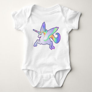Rainbow Alicorn Baby Strampler