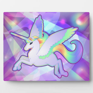 Rainbow Alicorn Fotoplatte