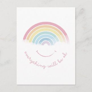 RAINBOW Alles wird in Ordnung sein! Postkarte