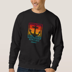 Rainbow Anchor HONOLULU Sweatshirt