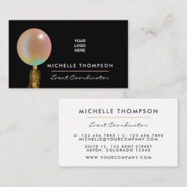 Rainbow and Gold Business Card Visitenkarte