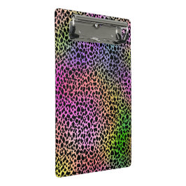 Rainbow Animal Print Mini Klemmbrett