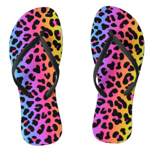 Rainbow Animalier Druckschuhe Flip Flops