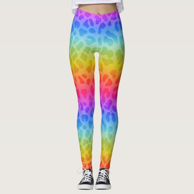 Rainbow Animalier Leggings (Vorderseite)