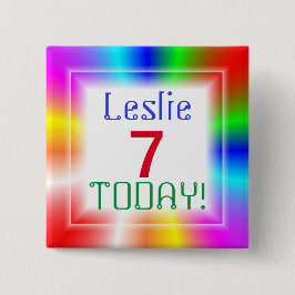 Rainbow Anpassbares Alter Button