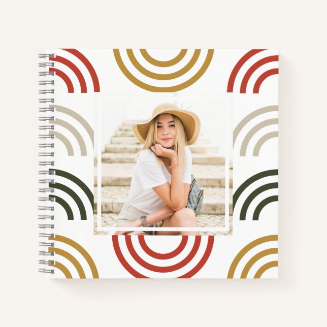 Rainbow Arch Foto Notizbuch (Vorderseite)