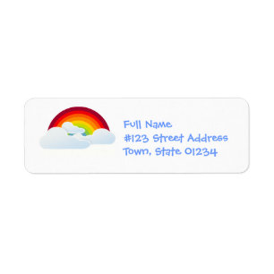 Rainbow Arch Mailing Labels