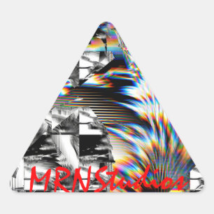 Rainbow Assault Dreieckiger Aufkleber