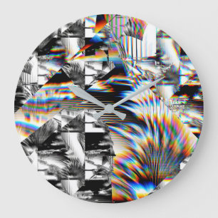 Rainbow Assault Große Wanduhr
