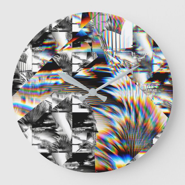 Rainbow Assault  Große Wanduhr (Vorderseite)