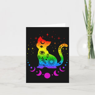 Rainbow Astrologie Kat Lgbt Gay Pride Flag Karte