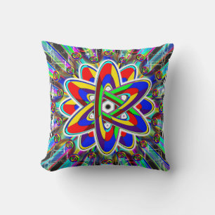Rainbow AtomFreak Out Kissen