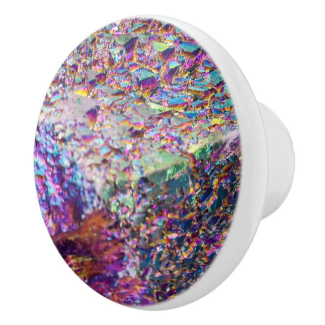 Rainbow Aura Crystals Keramikknauf (Rechts)