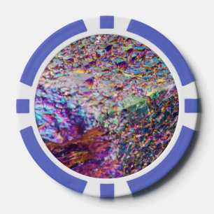 Rainbow Aura Crystals Pokerchips