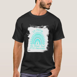 Rainbow Awareness Im Juni tragen wir Aquamarine Pt T-Shirt
