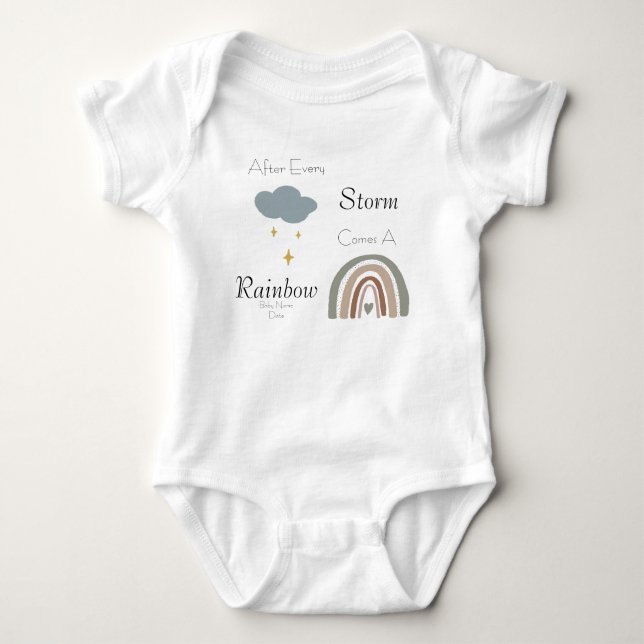 Rainbow Baby 1 Stück Strampler (Vorderseite)